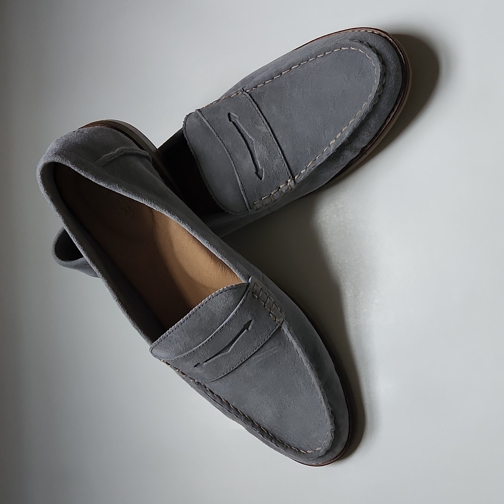 Sperry Top-Sider suede leather loafers shoes size 10